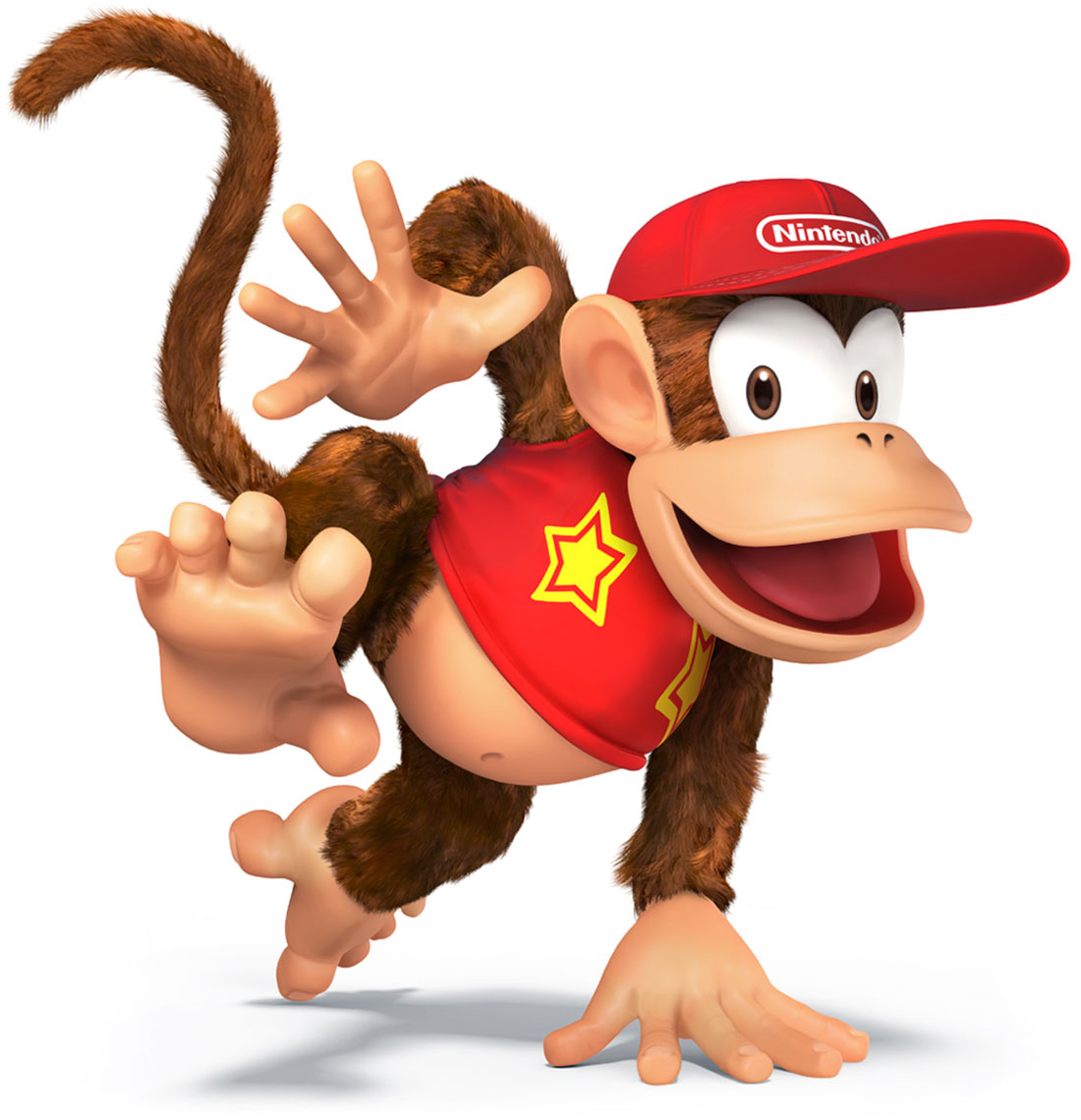 Diddy Kong Art from Super Smash Bros. for 3DS and Wii U