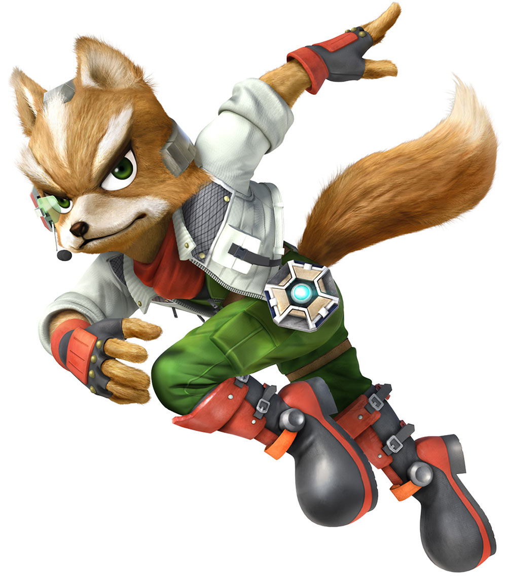 Fox McCloud Art from Super Smash Bros. for 3DS and Wii U