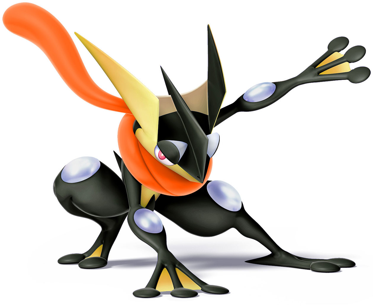 Greninja Palette Swap Art from Super Smash Bros. for 3DS and Wii U