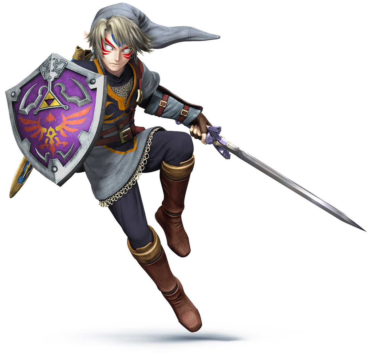 Link Color Swap Art from Super Smash Bros. for 3DS and Wii U