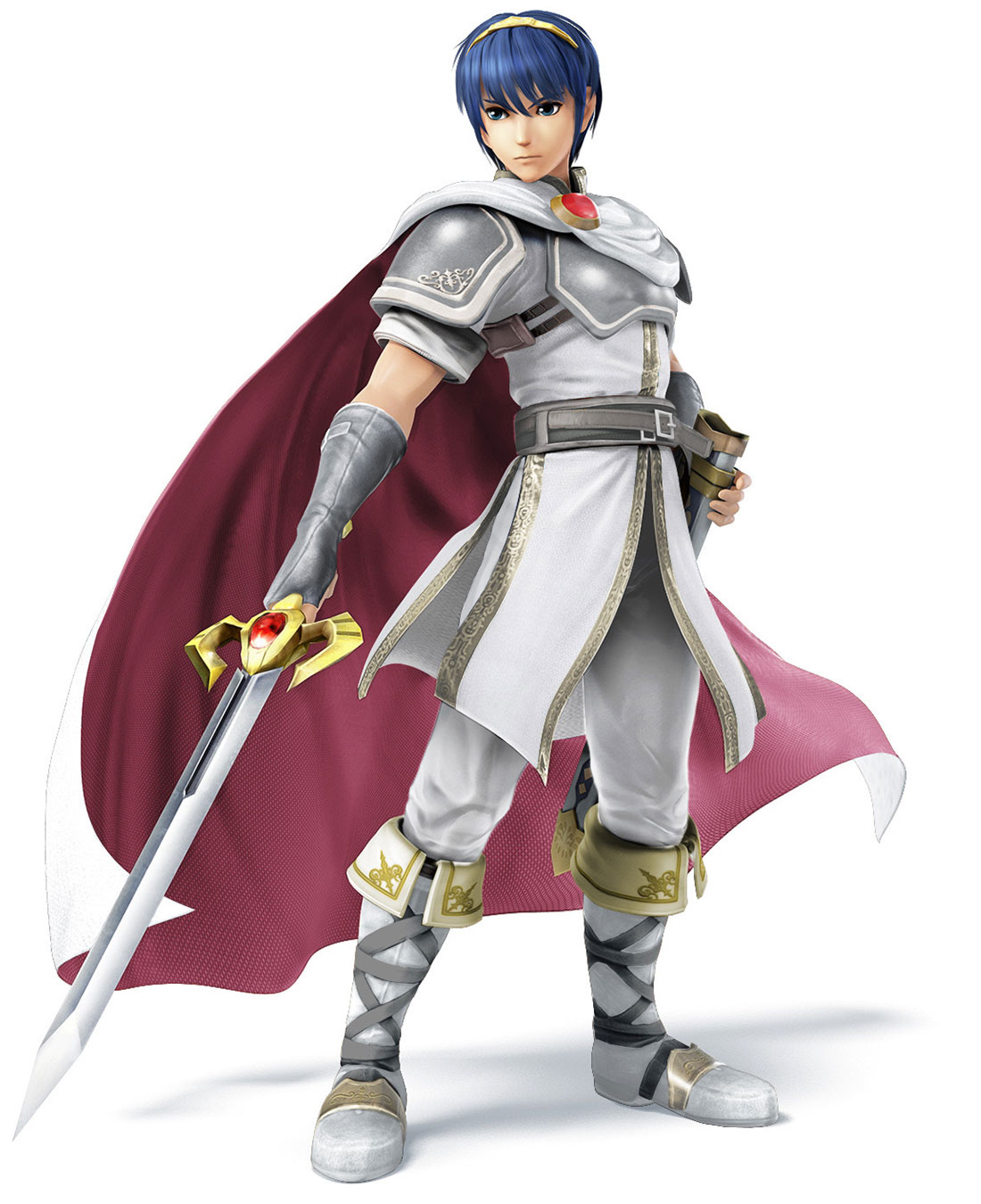 Marth Color Swap Art from Super Smash Bros. for 3DS and Wii U