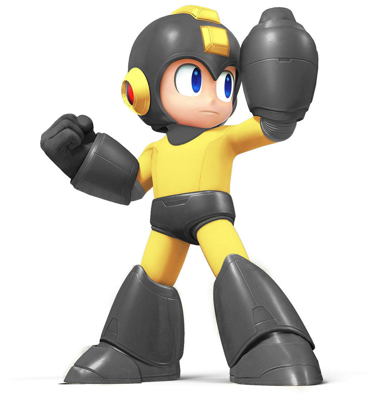 Mega Man Color Swap Art from Super Smash Bros. for 3DS and Wii U