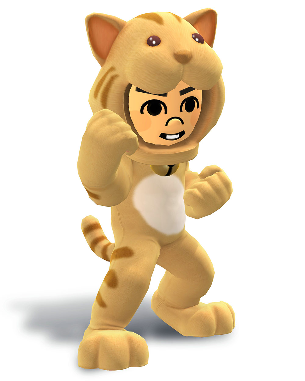 Mii Fighter Cat, Male Art from Super Smash Bros. for 3DS and Wii U