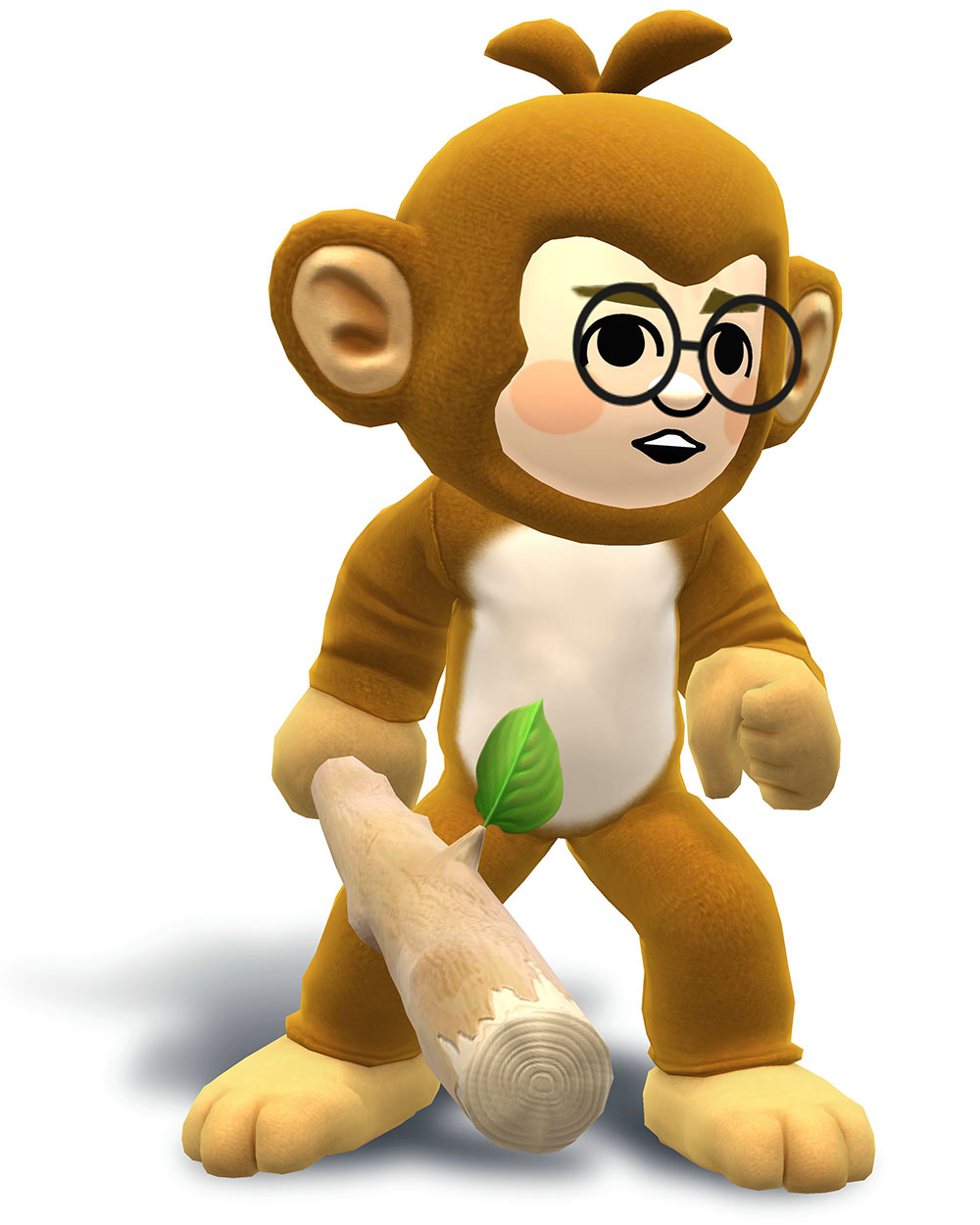 Mii Fighter Monkey, Male Art from Super Smash Bros. for 3DS and Wii U