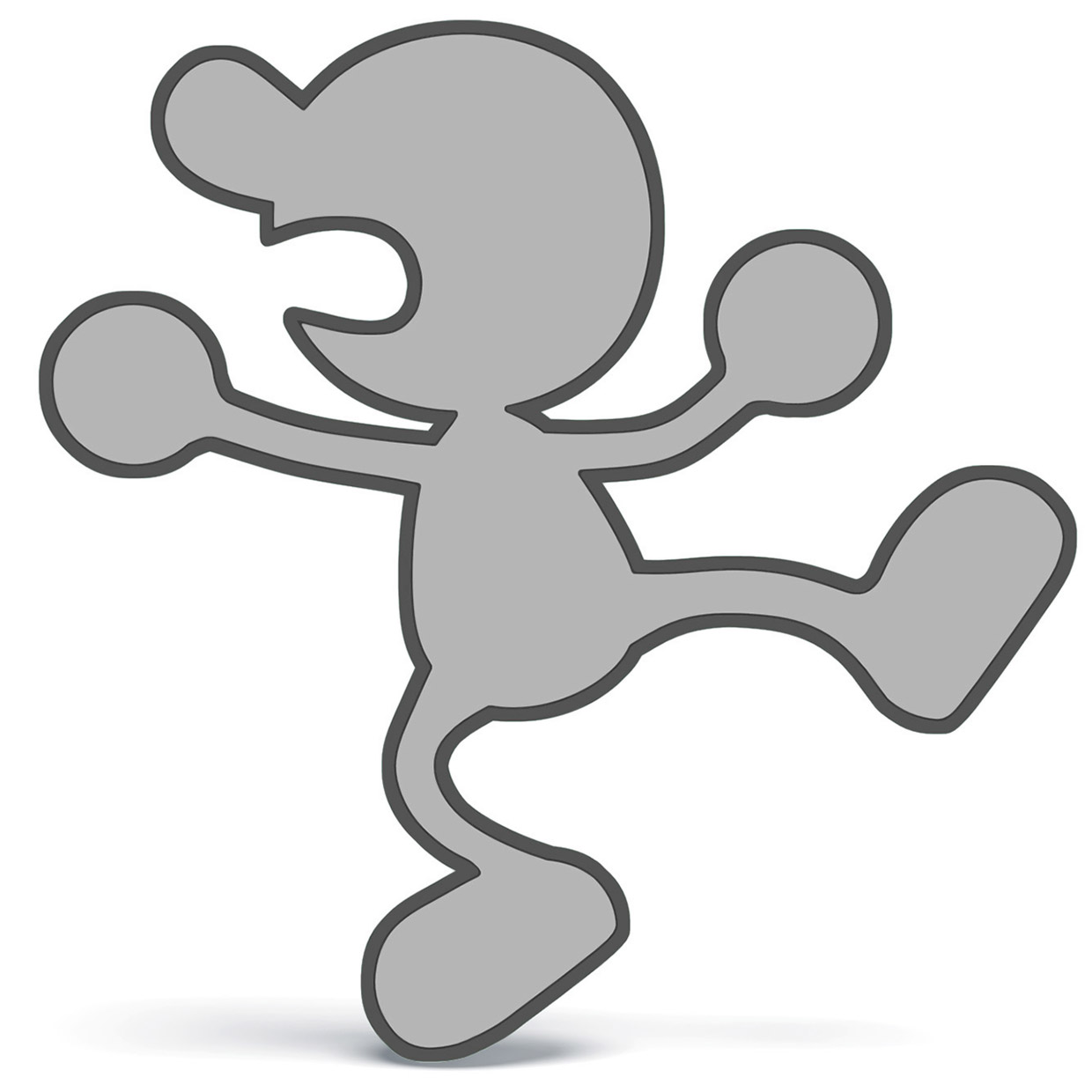 Mr. Game & Watch Color Swap Art from Super Smash Bros. for 3DS and Wii U