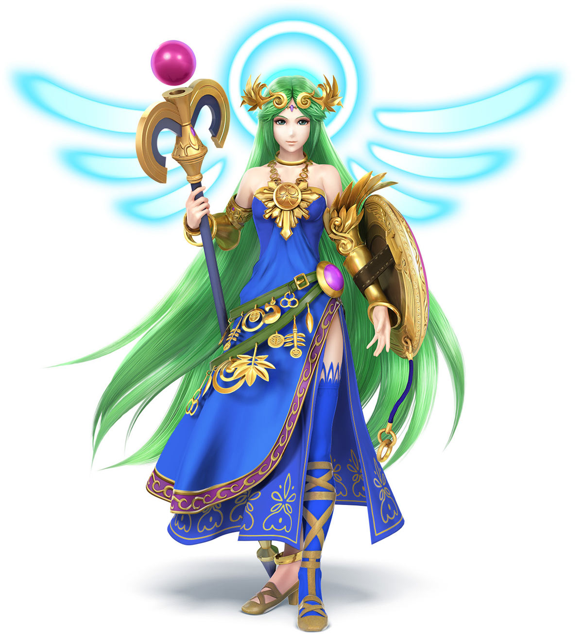 Palutena Palette Swap Art from Super Smash Bros. for 3DS and Wii U
