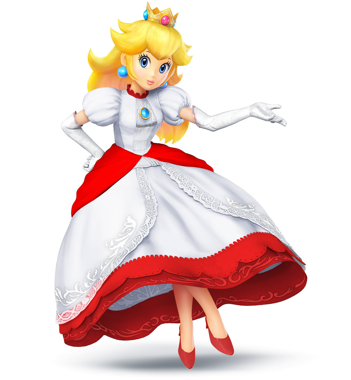Peach Alt Colors Art from Super Smash Bros. for 3DS and Wii U