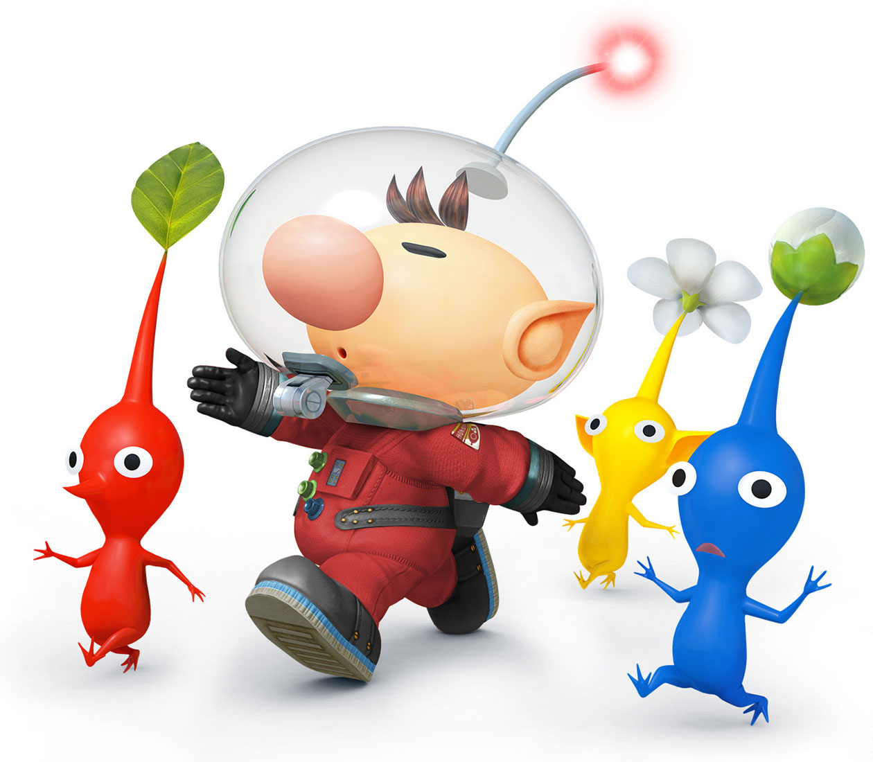 Pikmin & Olimar Color Swap Art from Super Smash Bros. for 3DS and Wii U