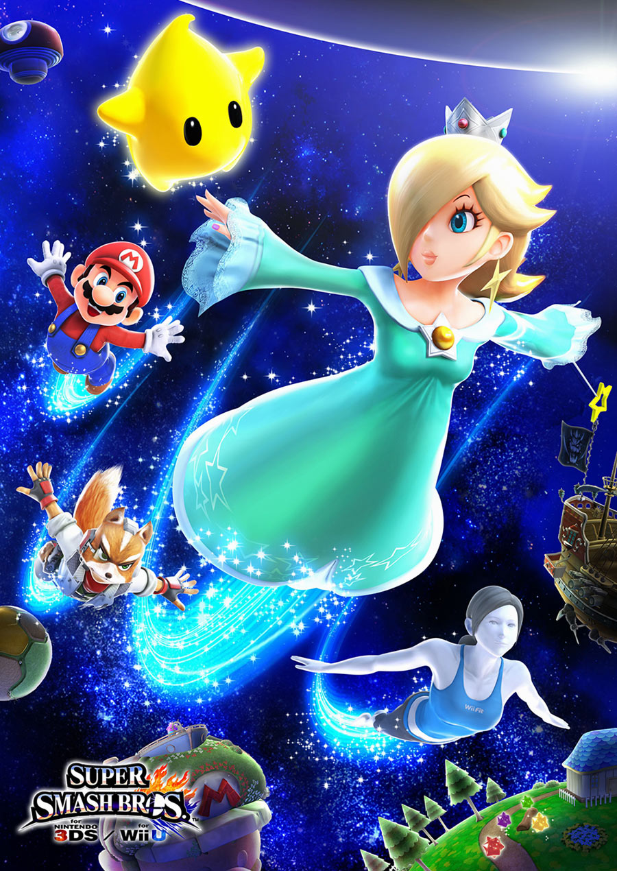 Rosalina Art from Super Smash Bros. for 3DS and Wii U
