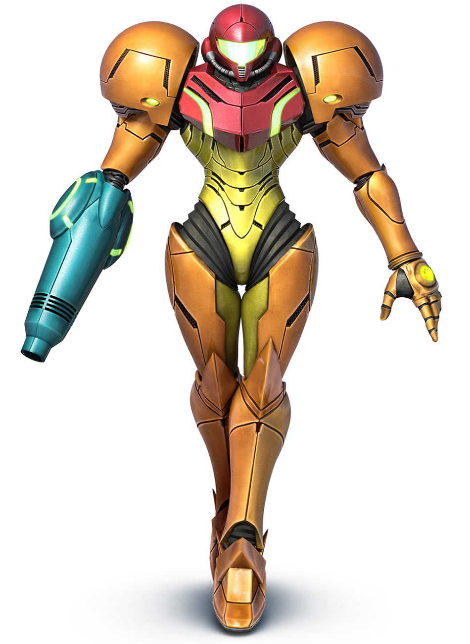 Samus Aran Art from Super Smash Bros. for 3DS and Wii U