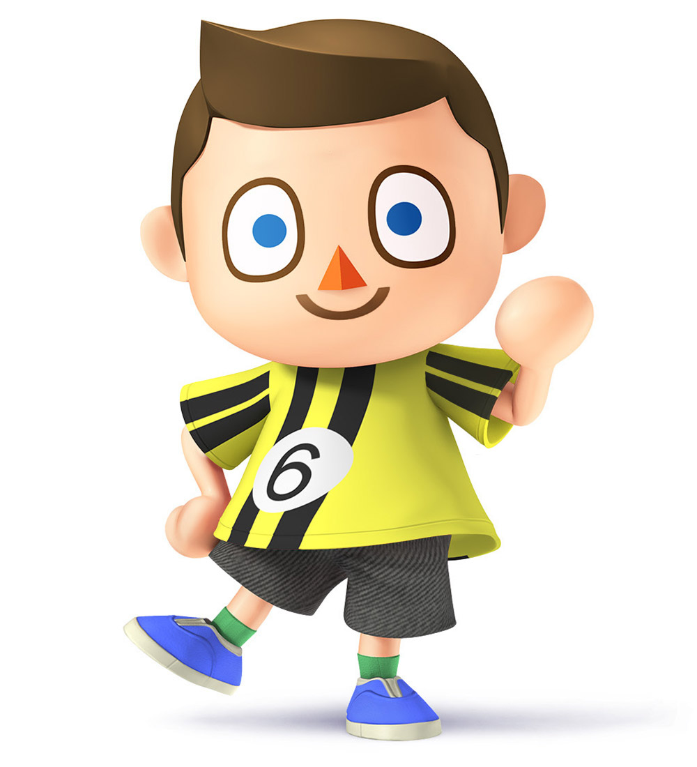 Villager Palette Swap Art from Super Smash Bros. for 3DS and Wii U