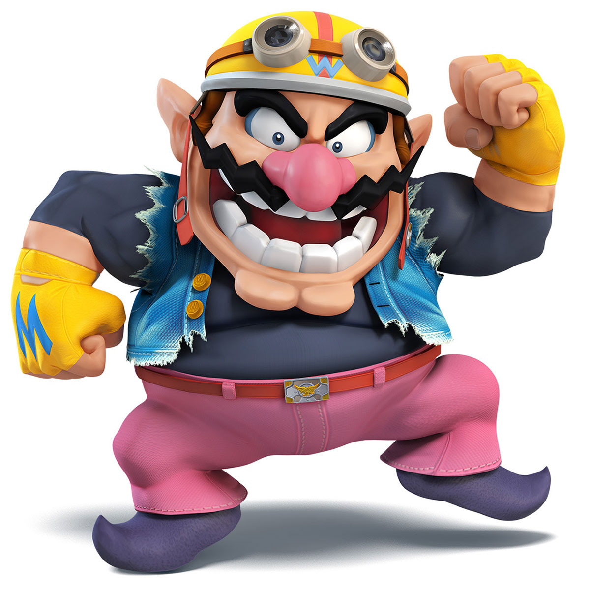 Wario Art from Super Smash Bros. for 3DS and Wii U