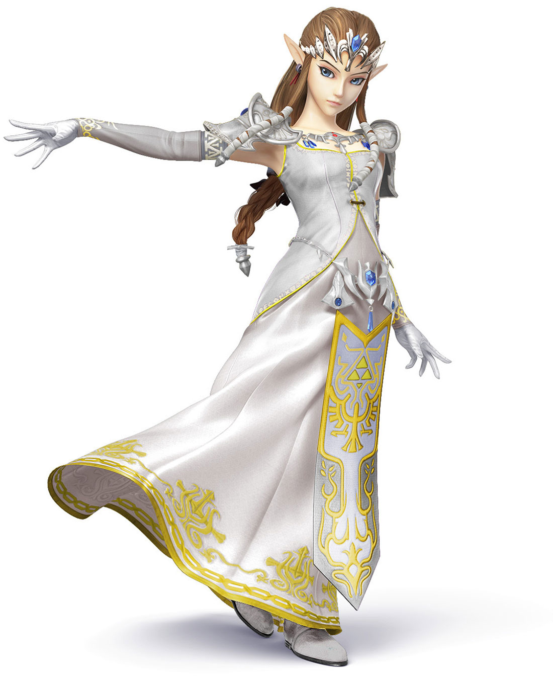 Zelda Color Swap Art from Super Smash Bros. for 3DS and Wii U