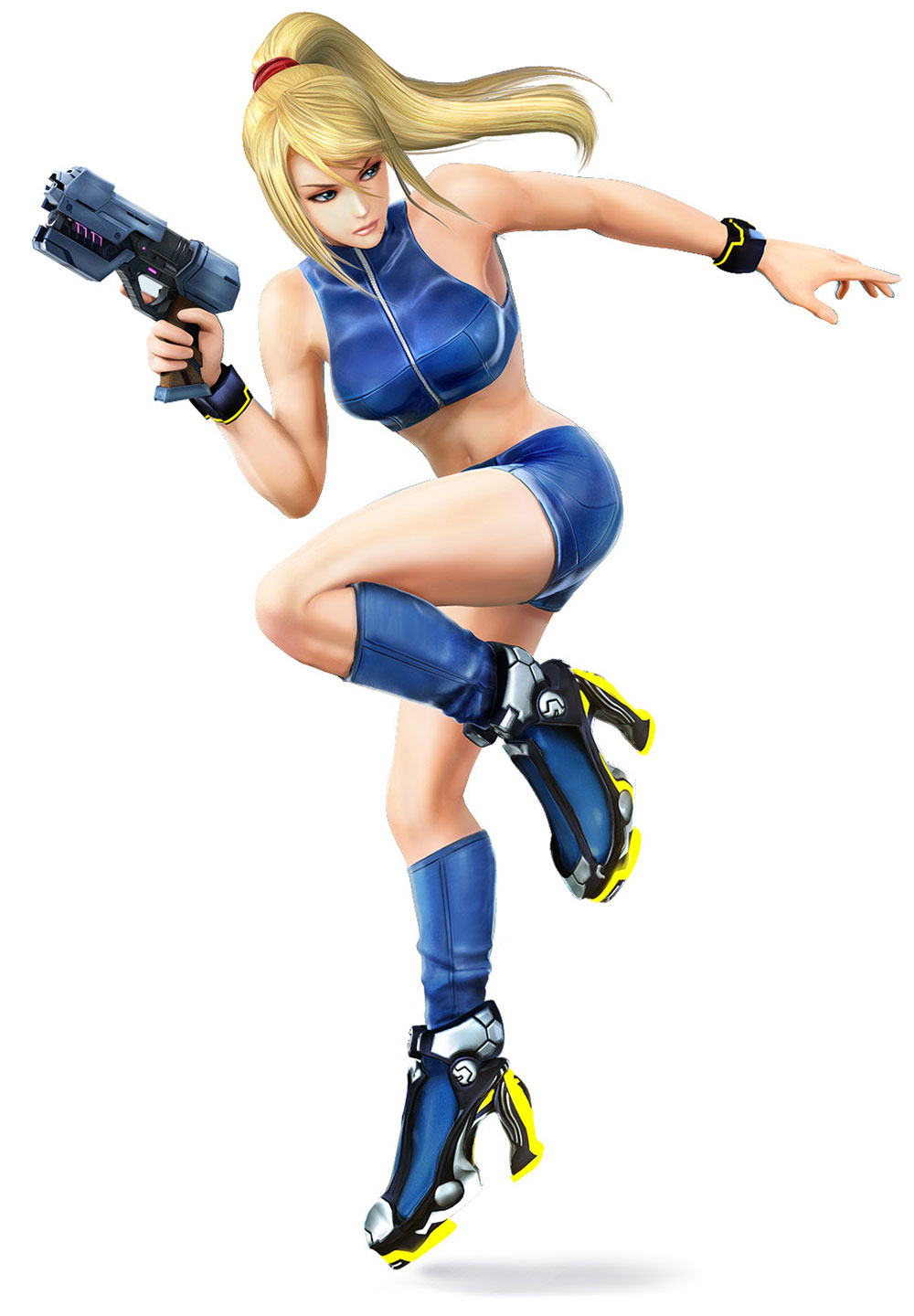 Zero Suit Samus Color Swap Art from Super Smash Bros. for 3DS and Wii U