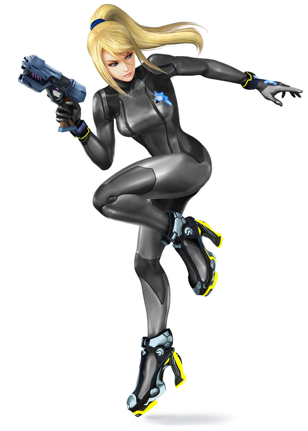 Zero Suit Samus Palette Swap Art from Super Smash Bros. for 3DS and Wii U
