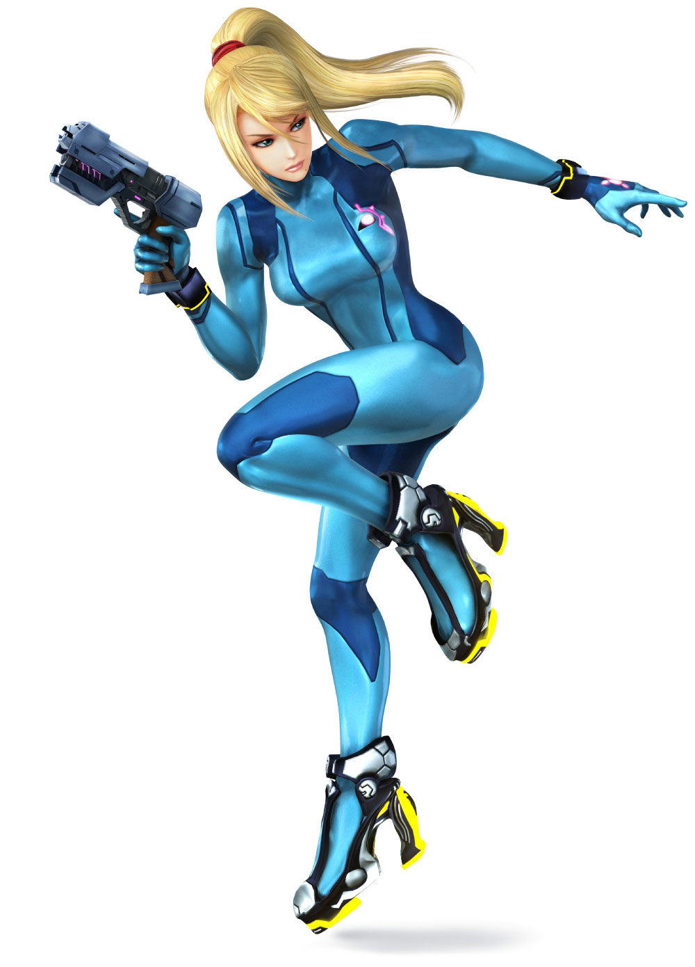 Zero Suit Samus Art from Super Smash Bros. for 3DS and Wii U