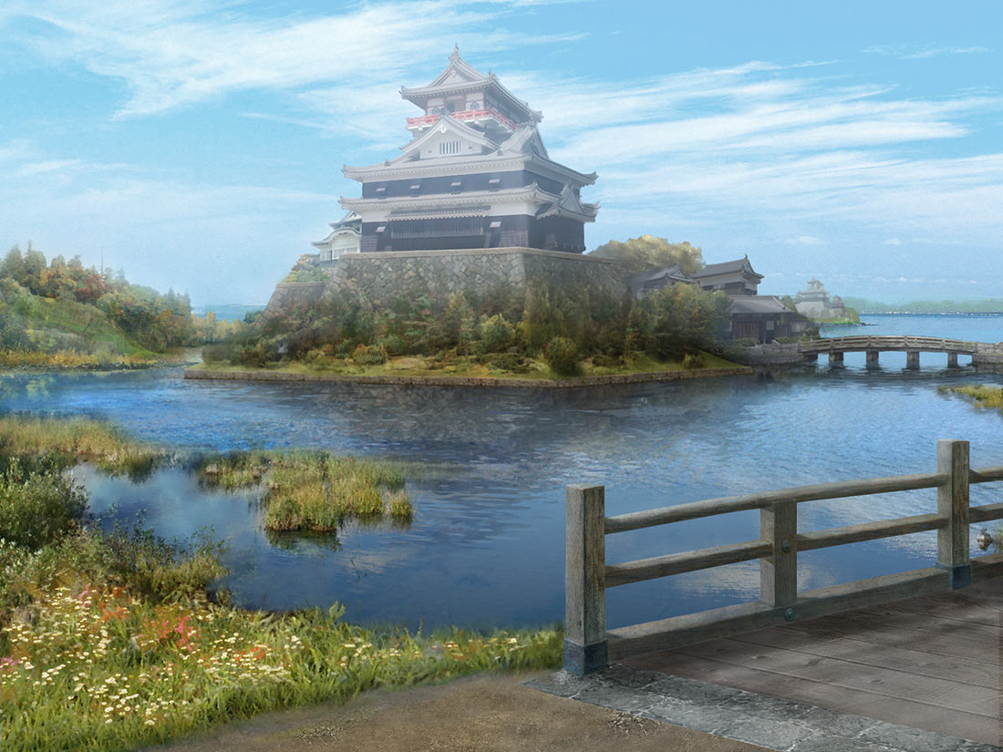 Japanese Castle Art from Samurai Warriors 3
