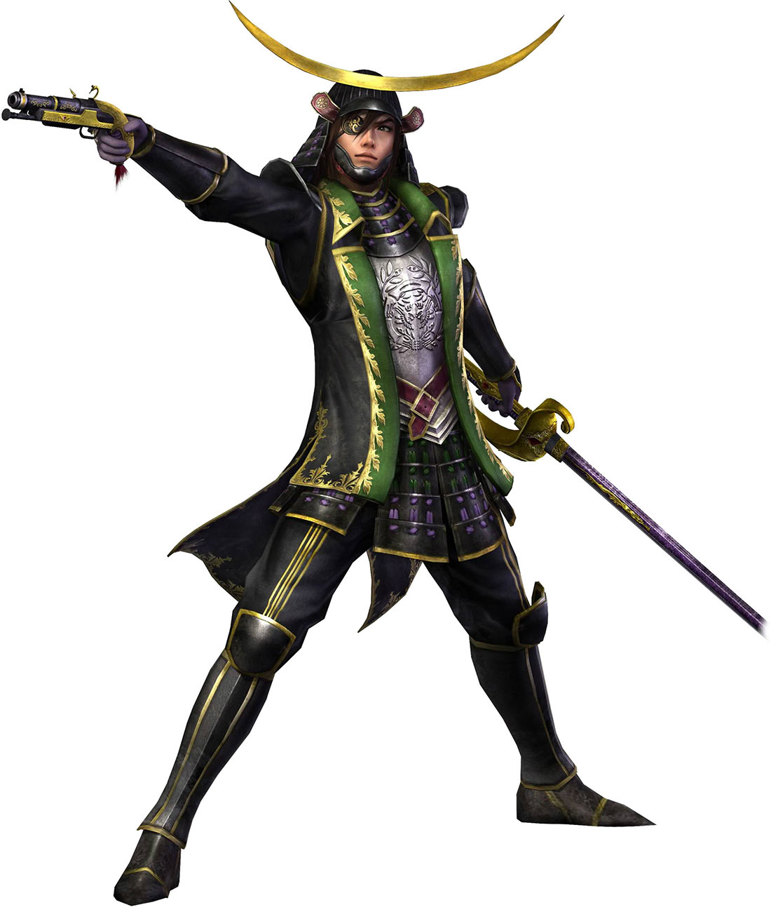 Date Masamune Art from Samurai Warriors 3