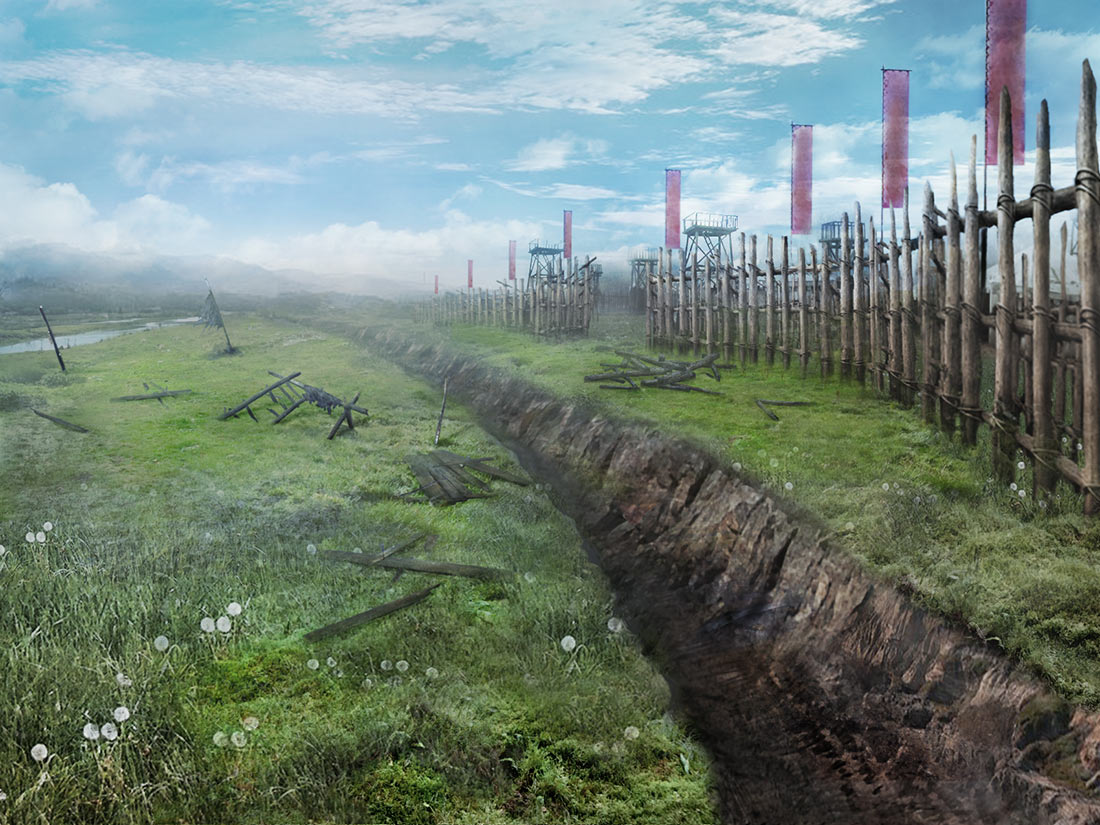 Fortifications Art from Samurai Warriors 3