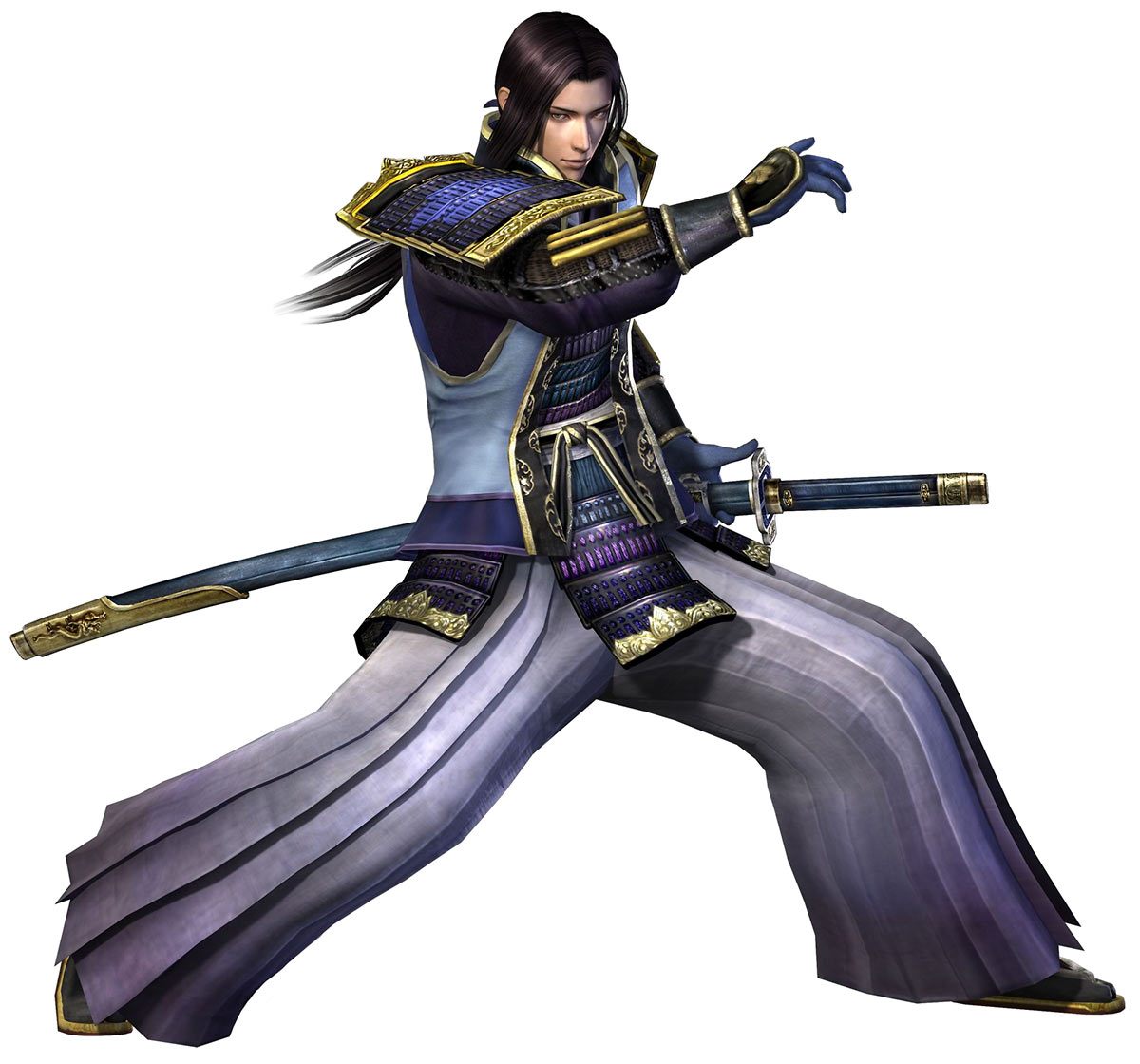 Mitsuhide Akechi Art from Samurai Warriors 3