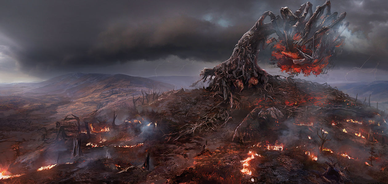 Demonic Tree Art from The Witcher 3: Wild Hunt
