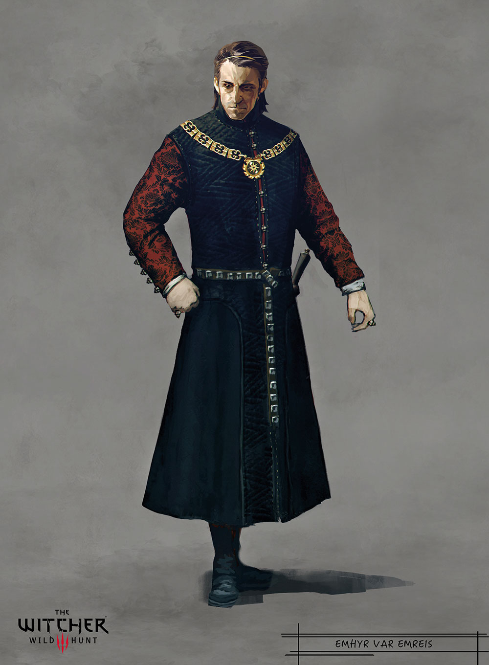 Emhyr var Emreis Concept Art from The Witcher 3: Wild Hunt