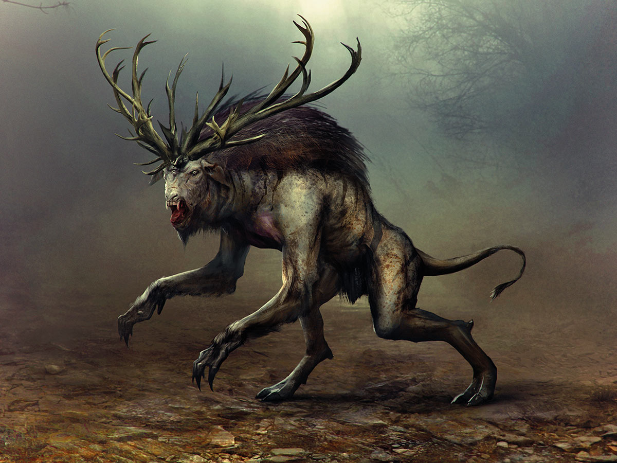 Fiend Art from The Witcher 3: Wild Hunt