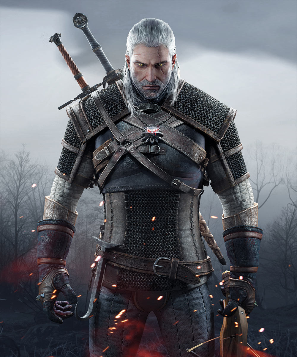 Geralt Promo Art from The Witcher 3: Wild Hunt