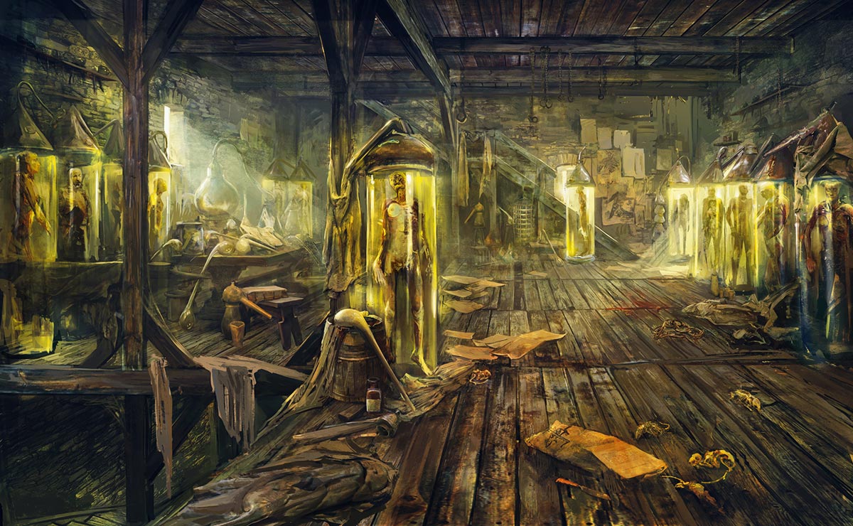 Laboratory Art from The Witcher 3: Wild Hunt