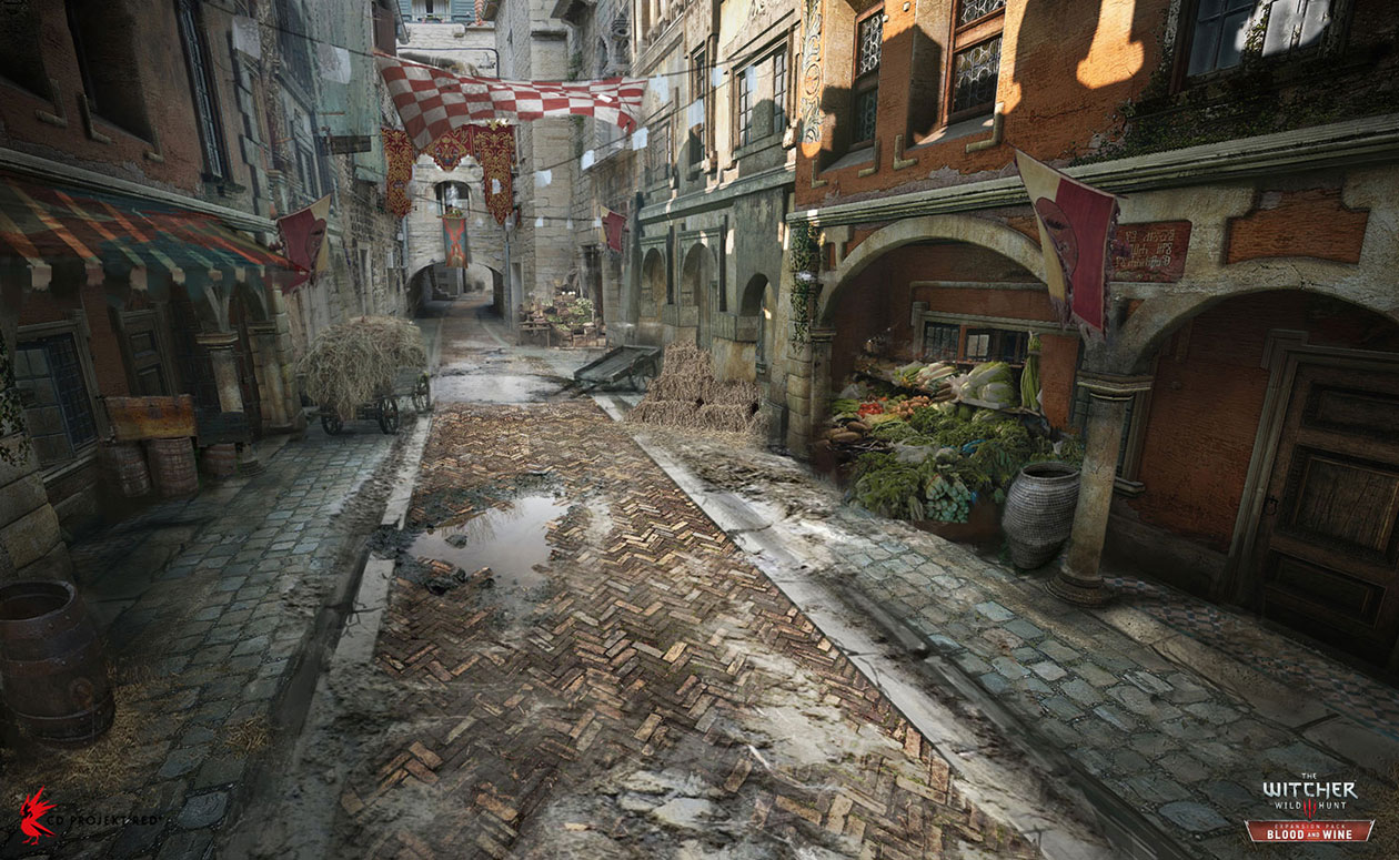 Market Street Art from The Witcher 3: Wild Hunt