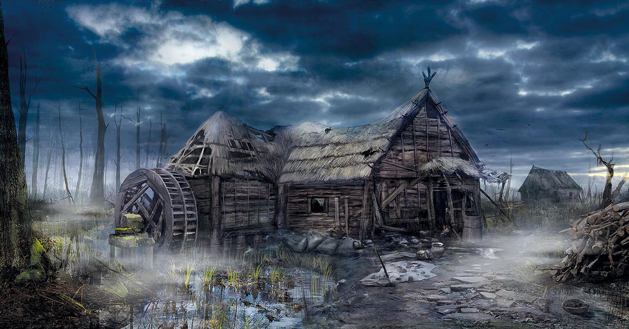Mill Art from The Witcher 3: Wild Hunt
