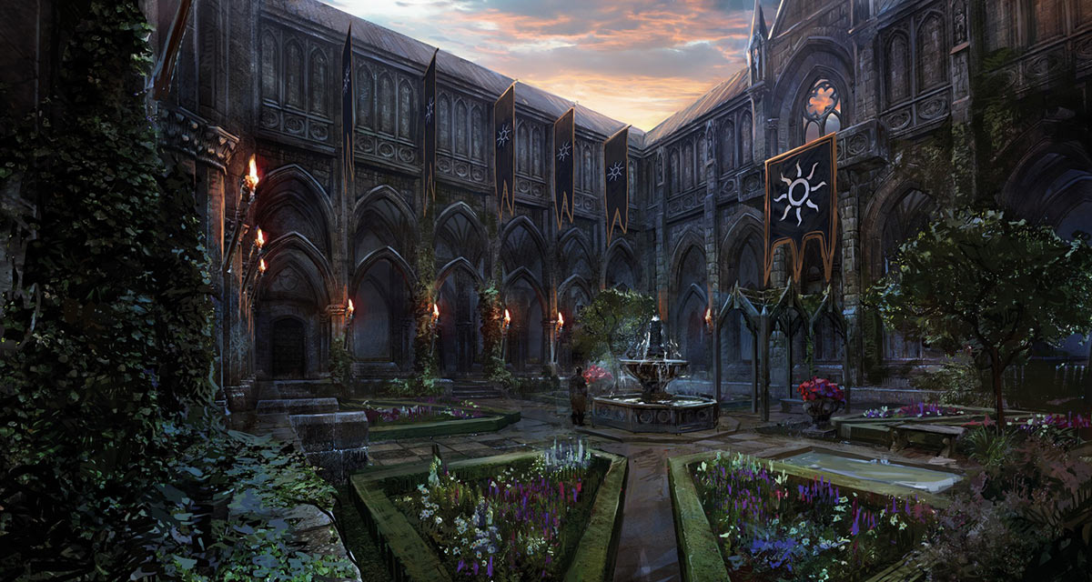 Monastery Garden Art from The Witcher 3: Wild Hunt