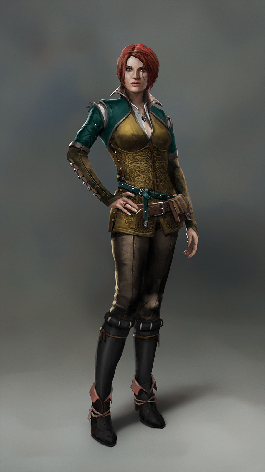 Triss Merigold Concept Art from The Witcher 3: Wild Hunt