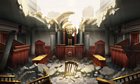 Destroyed Courtroom