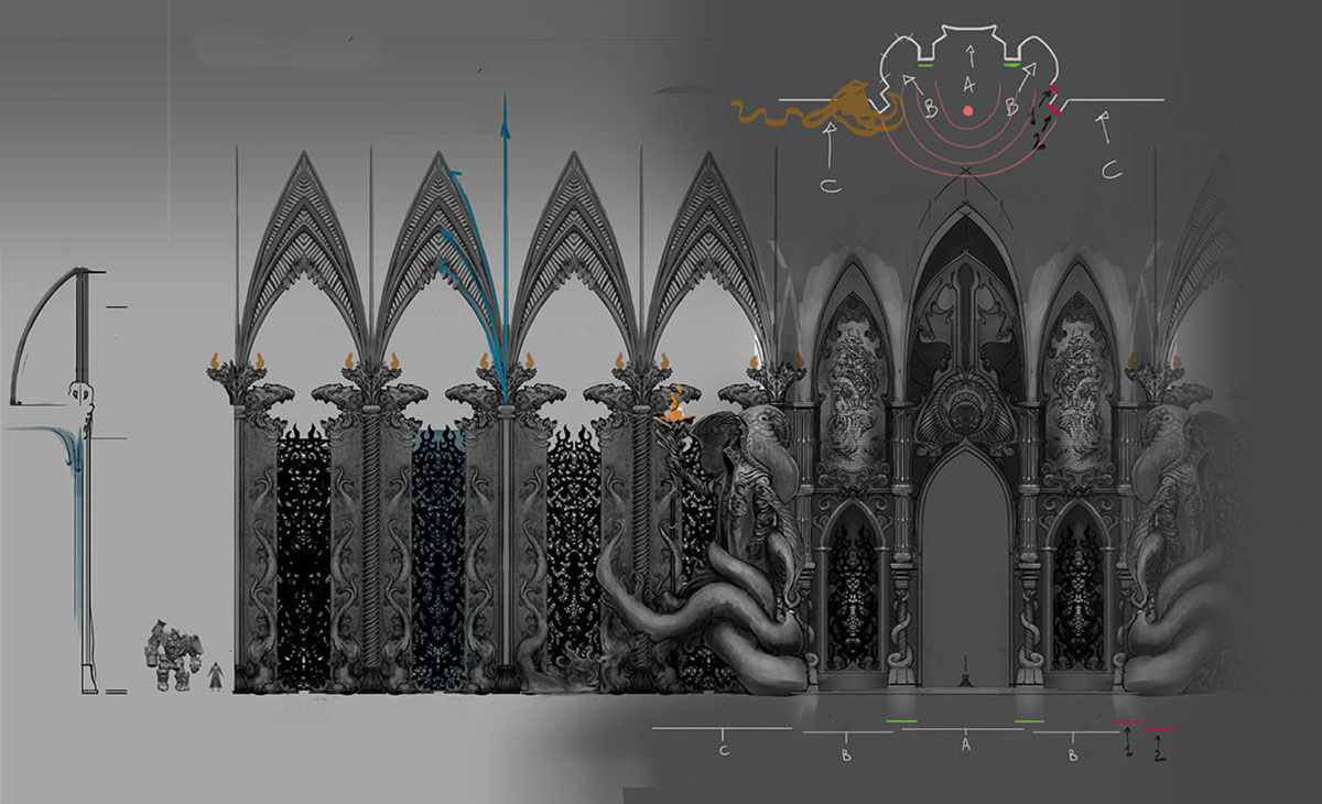 Altar Room Art from Castlevania: Lords of Shadow 2