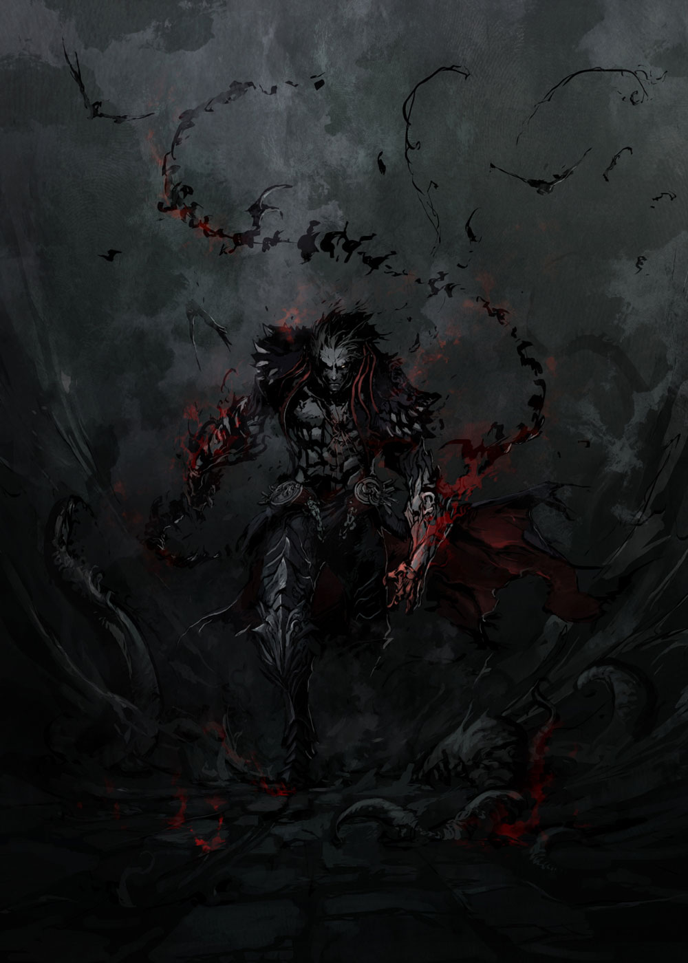 Dracula Illustration from Castlevania: Lords of Shadow 2