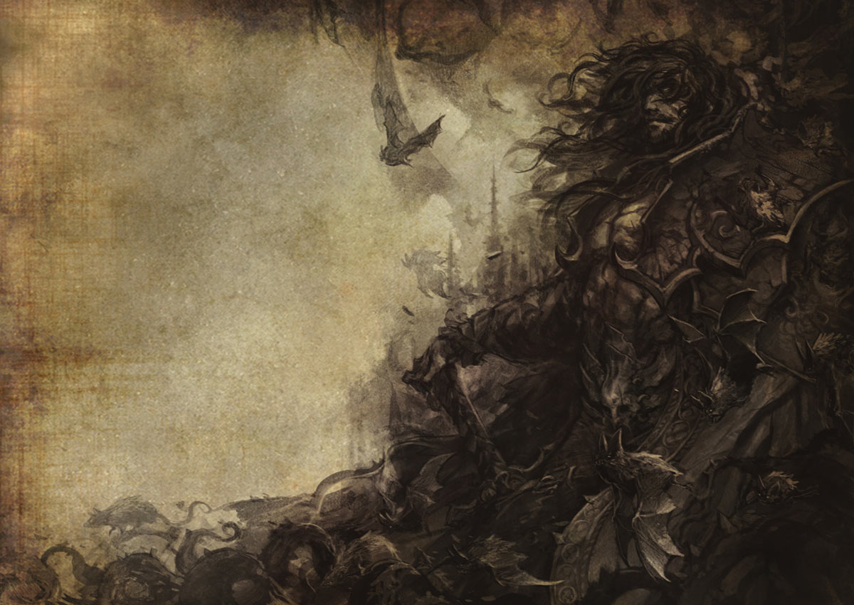 Dracula Illustration from Castlevania: Lords of Shadow 2