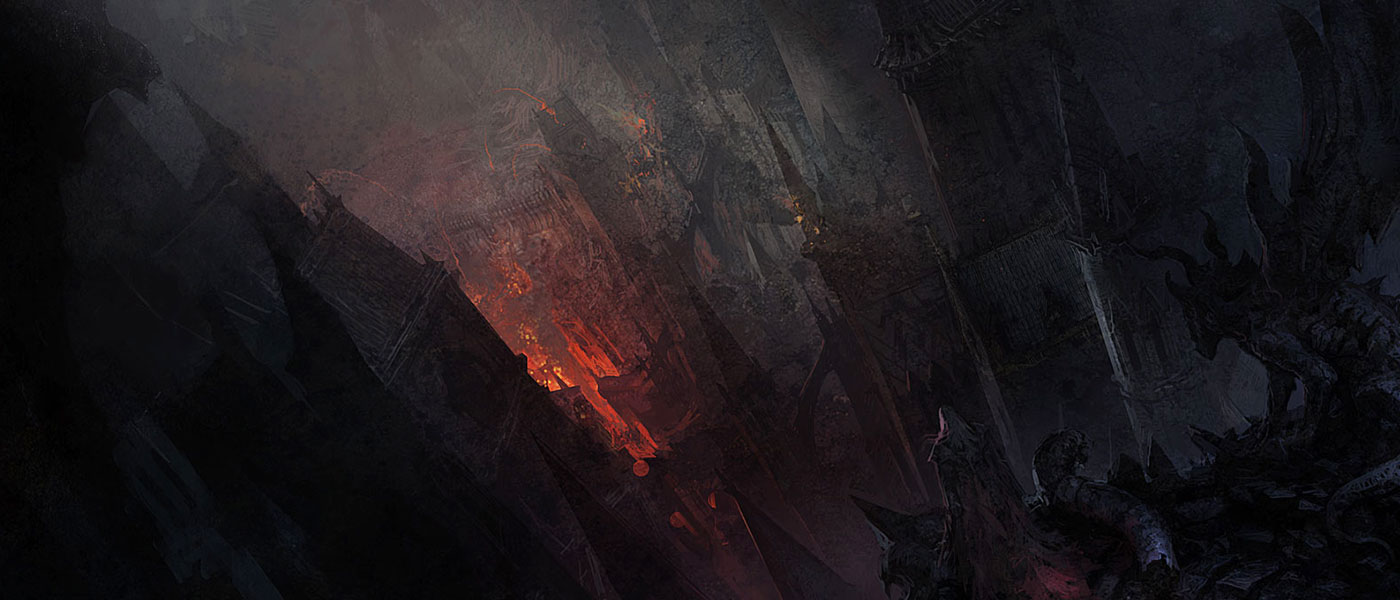 Dracula's Castle Siege Art from Castlevania: Lords of Shadow 2