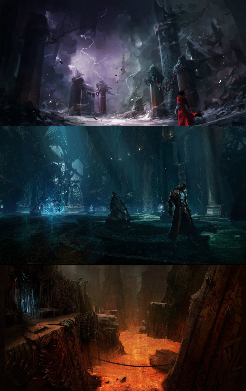 Environment Concept Art from Castlevania: Lords of Shadow 2
