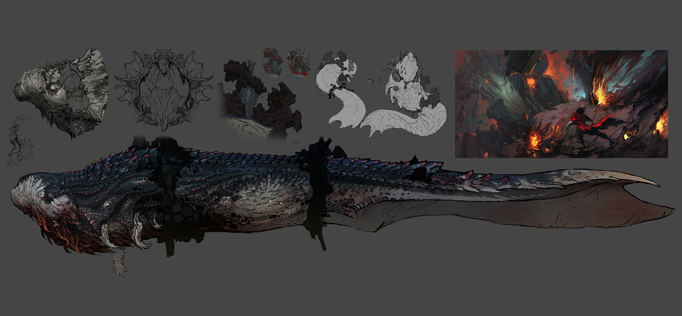 Leviathan Art from Castlevania: Lords of Shadow 2