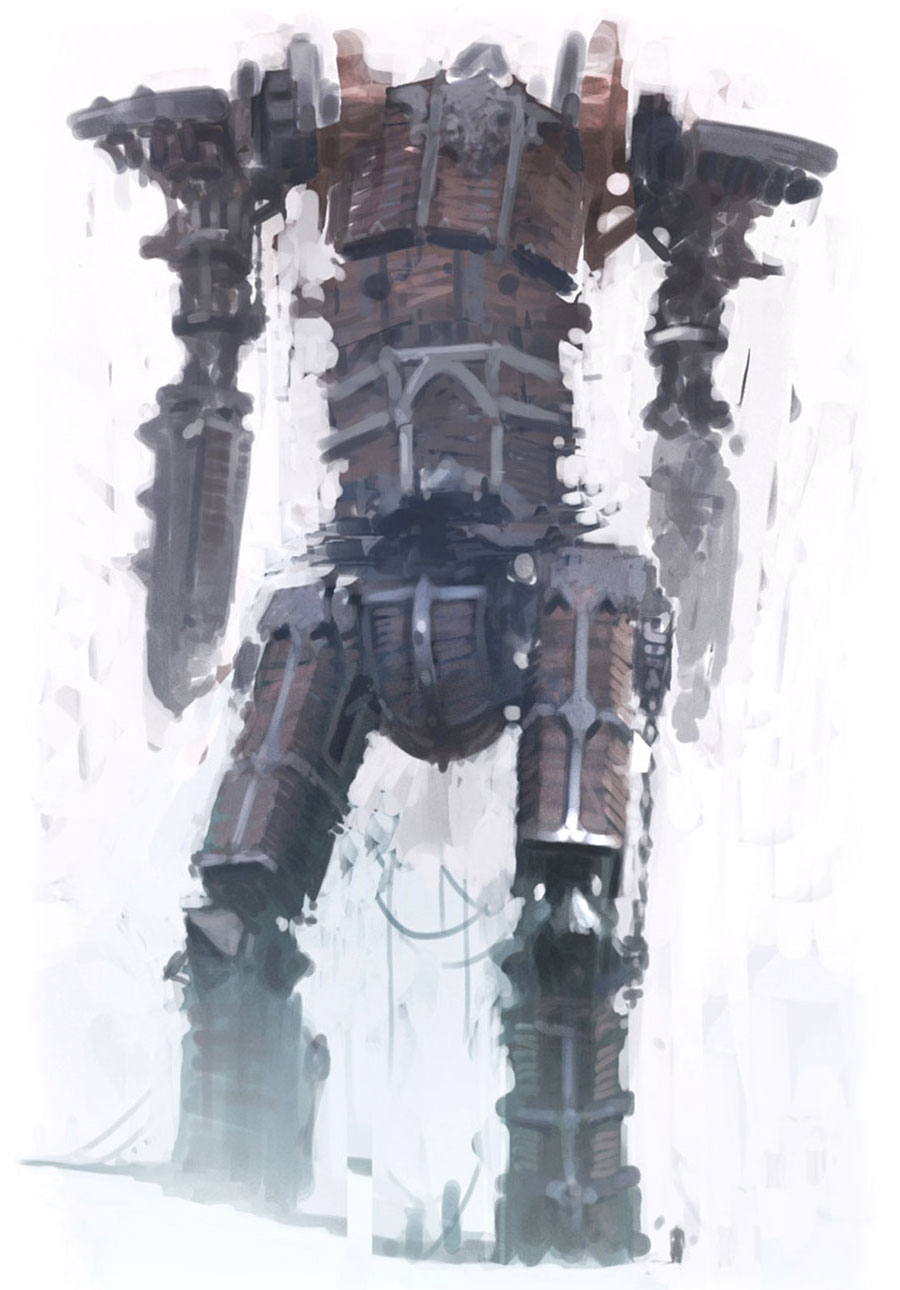 Siege Titan Art from Castlevania: Lords of Shadow 2