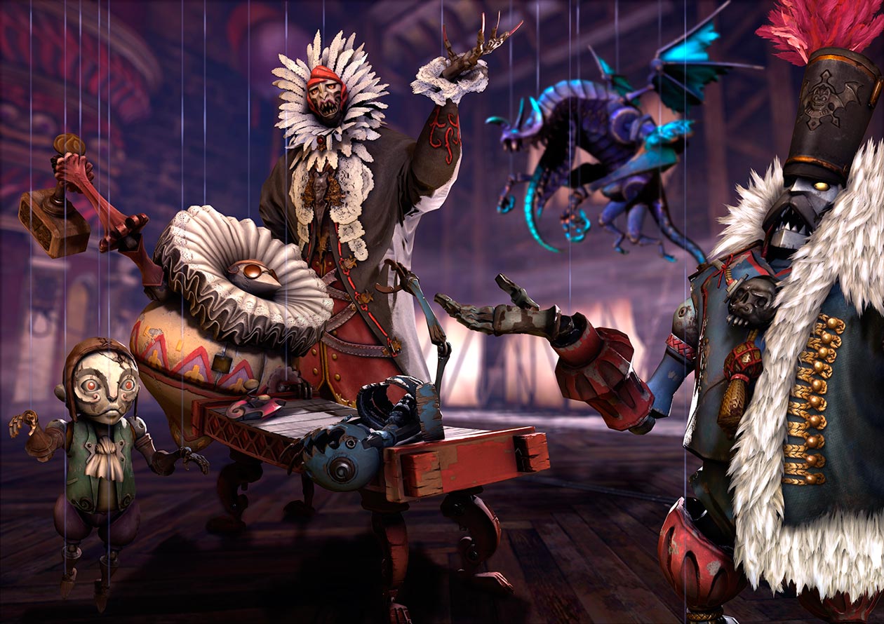 Toy Maker Puppets Art from Castlevania: Lords of Shadow 2