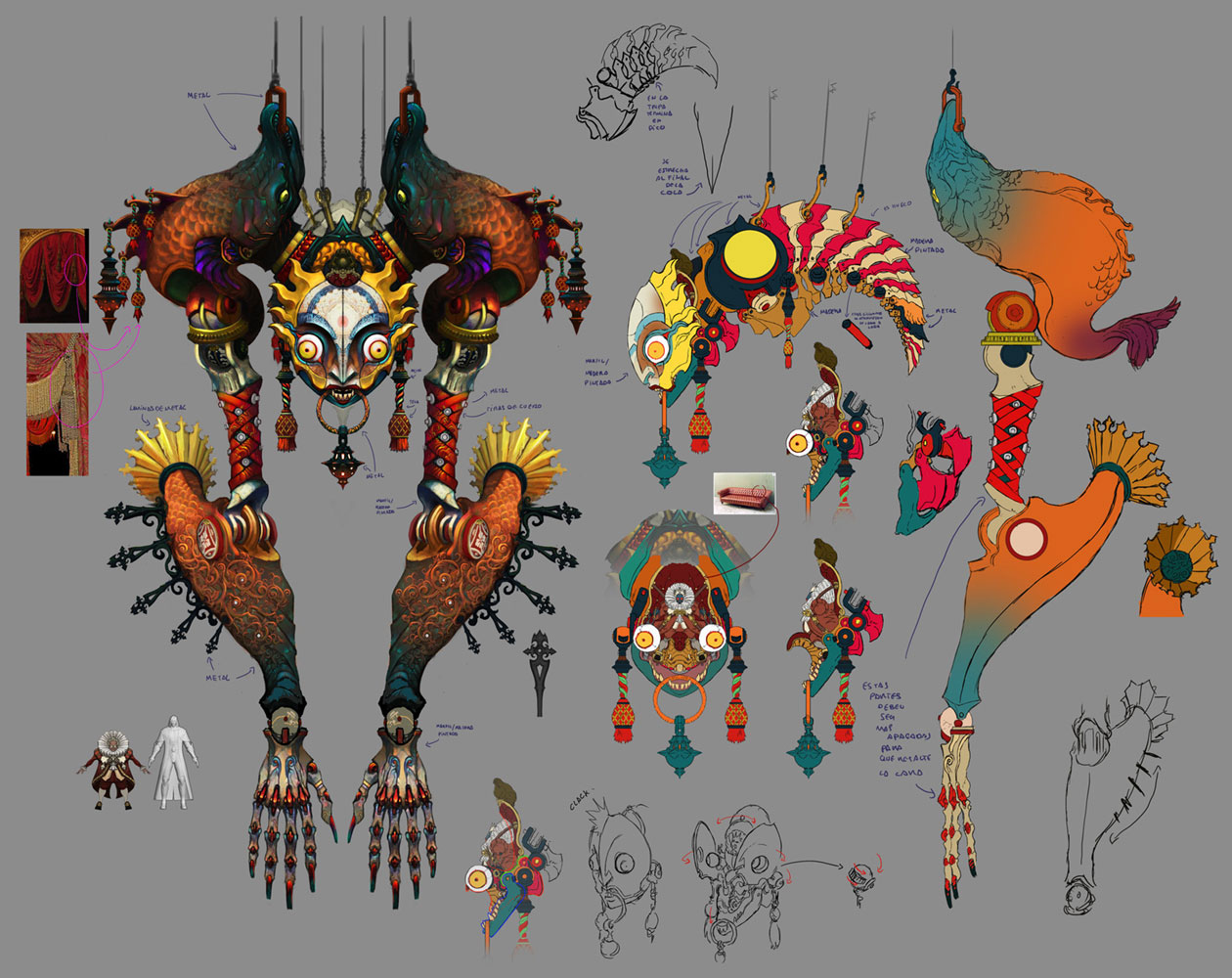 Toy Puppet Concept Art from Castlevania: Lords of Shadow 2
