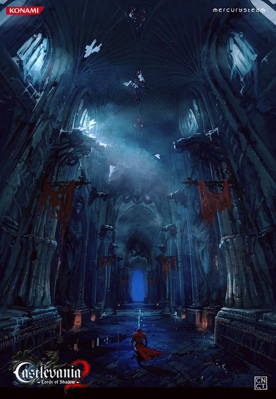 Void Corridor Art from Castlevania: Lords of Shadow 2
