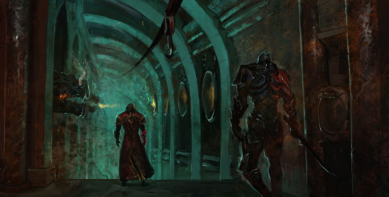 Zipline Puzzle Art from Castlevania: Lords of Shadow 2