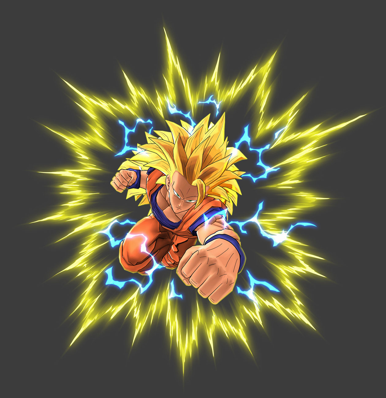 Super Saiyan 3 Goku Art from Dragon Ball Z: Battle of Z