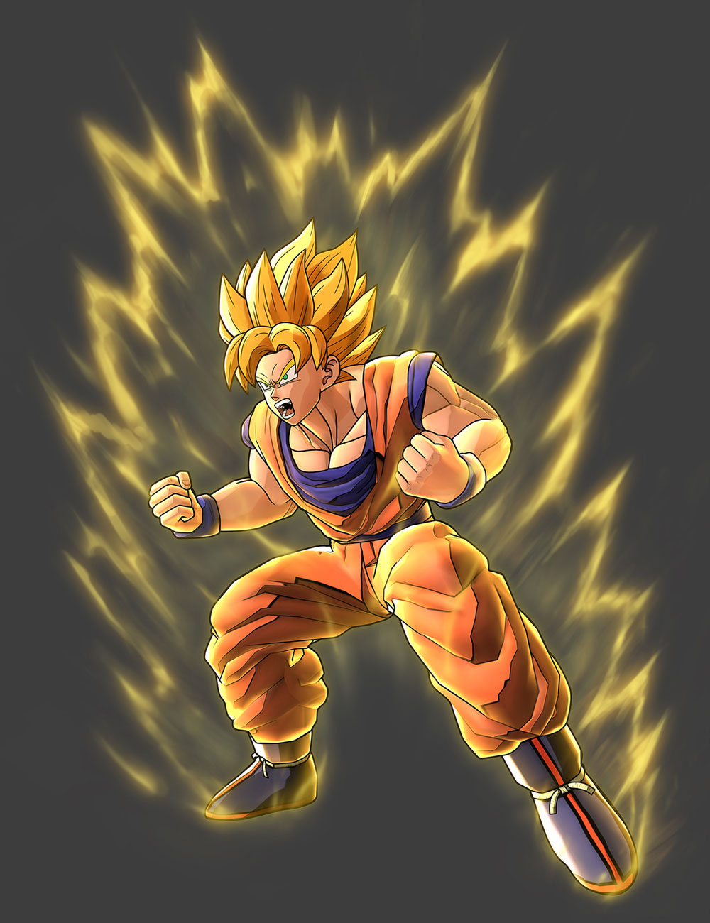 Super Saiyan Goku Art from Dragon Ball Z: Battle of Z