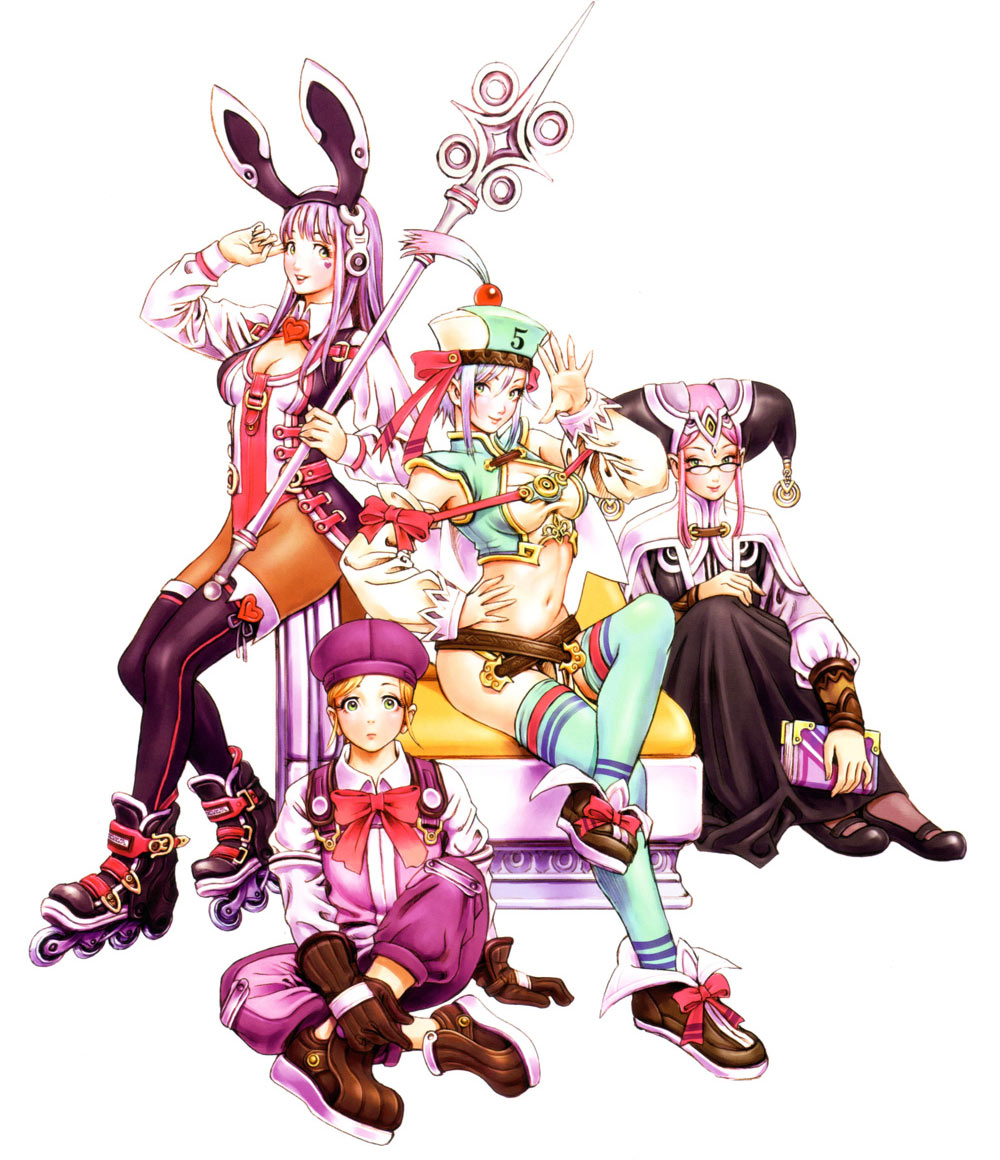 Characters Art from Depth Fantasia