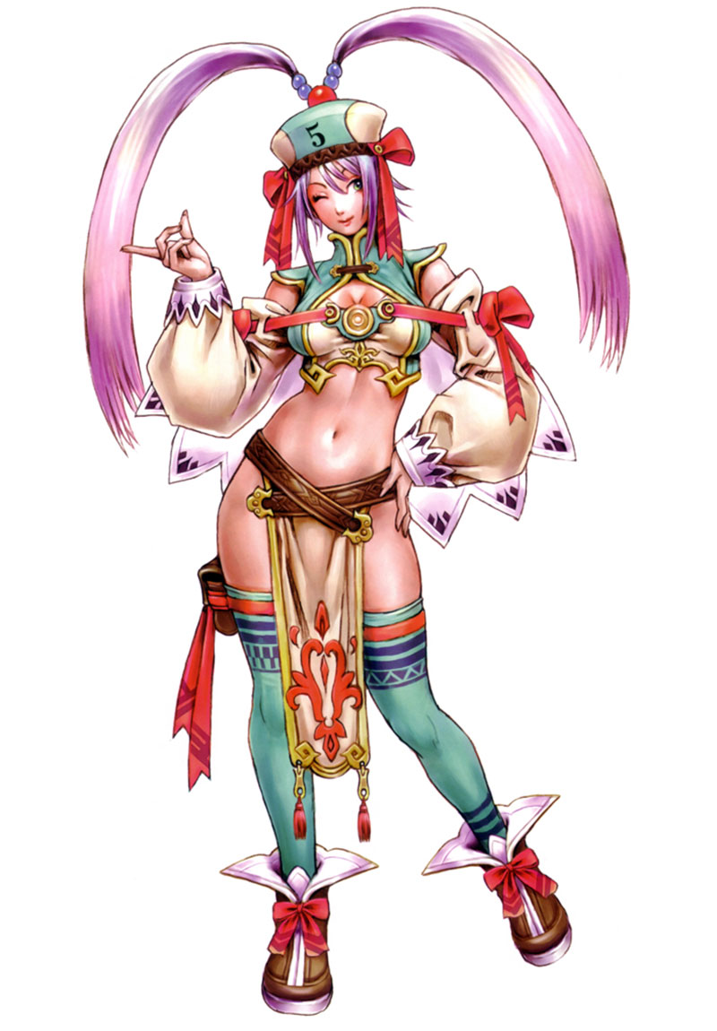 Female Character Art from Depth Fantasia