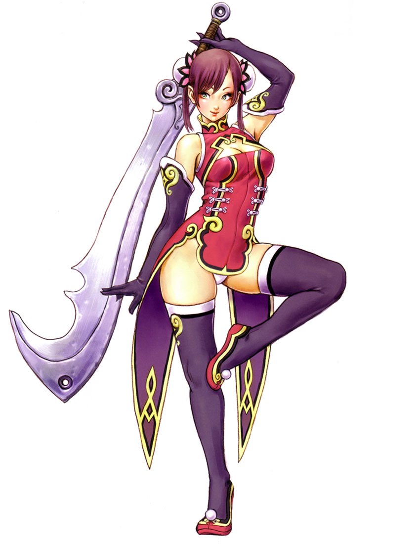 Girl w/Huge Sword Art from Depth Fantasia